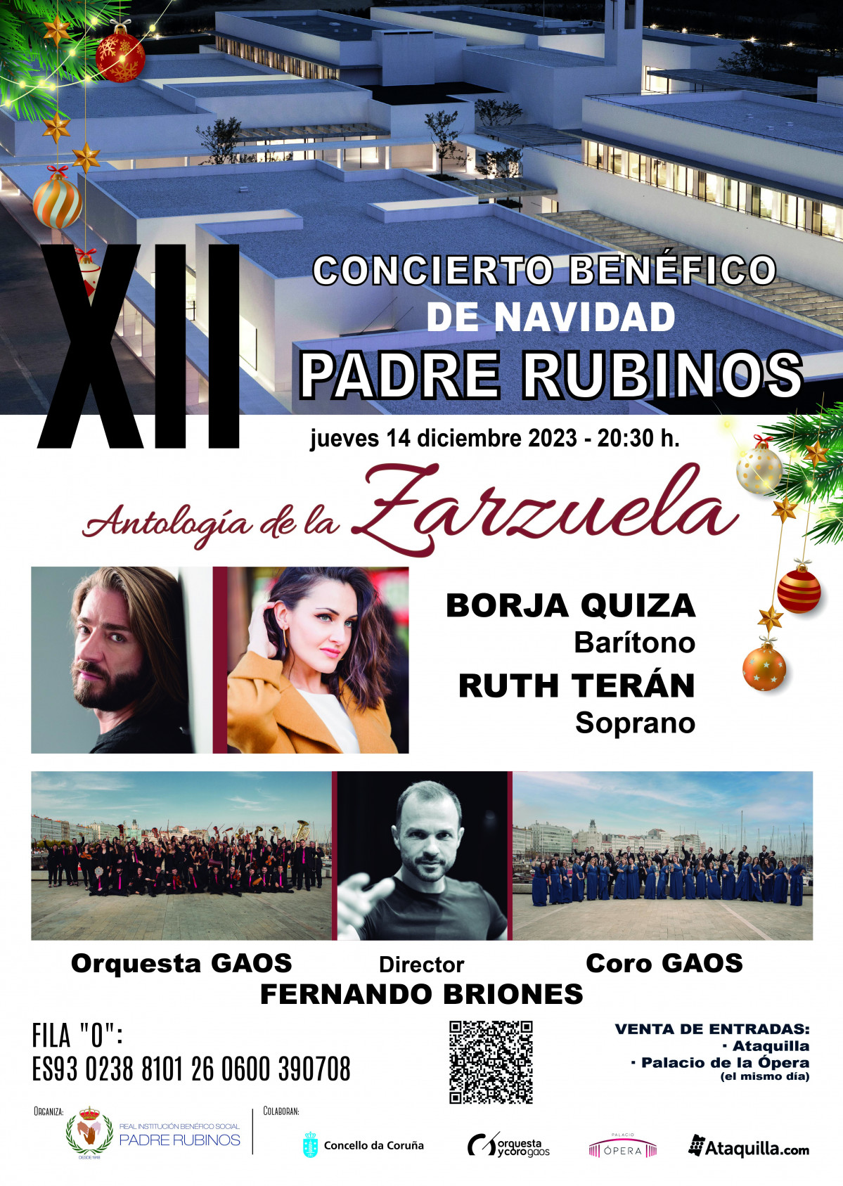 Concierto navidad padre rubinos 2023