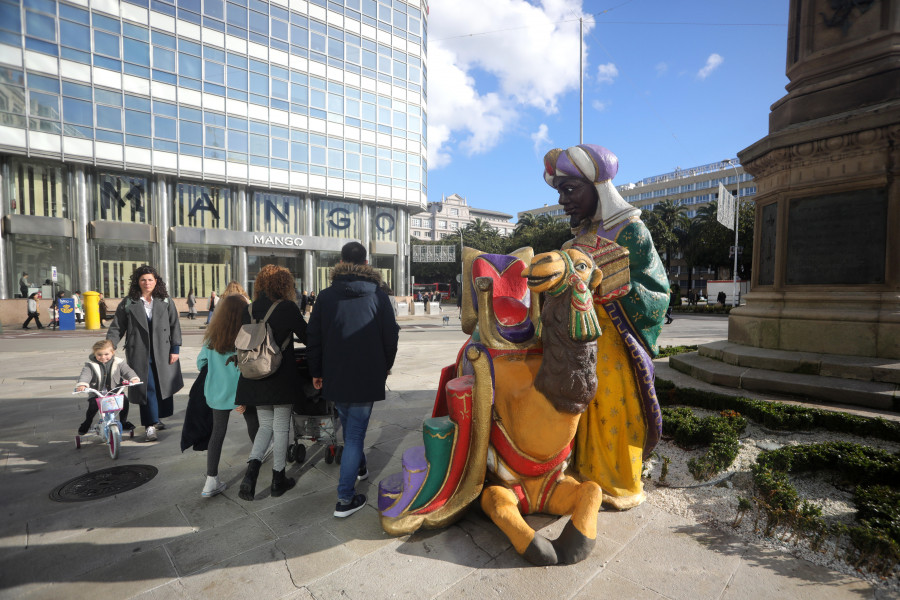 Así será la Navidad en la Zona Obelisco de A Coruña