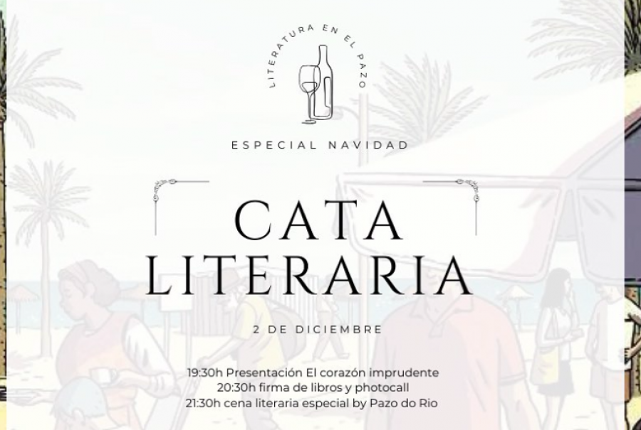 Cena y cata literaria especial Navidad en Pazo do Río