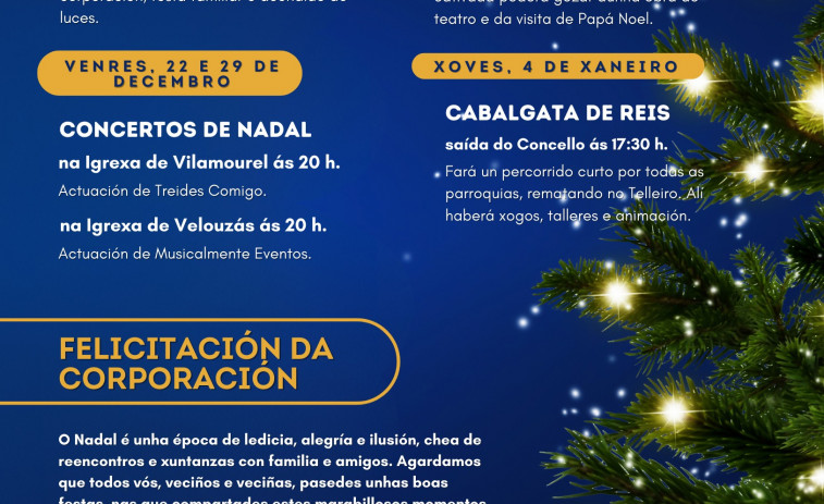 Paderne recibe la Navidad con el encendido de luces: así será el programa de las fiestas