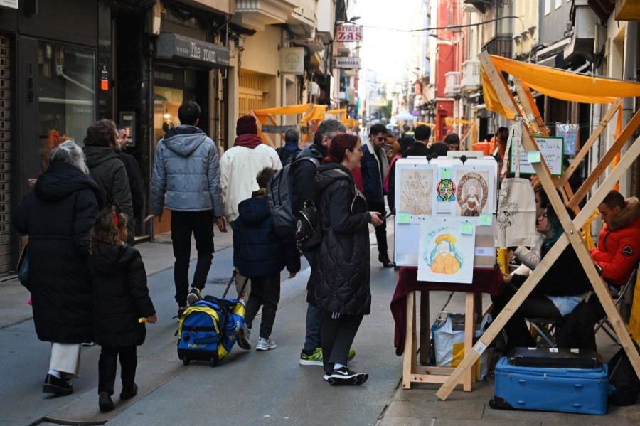 Los mercadillos navideños se echan a las calles de A Coruña
