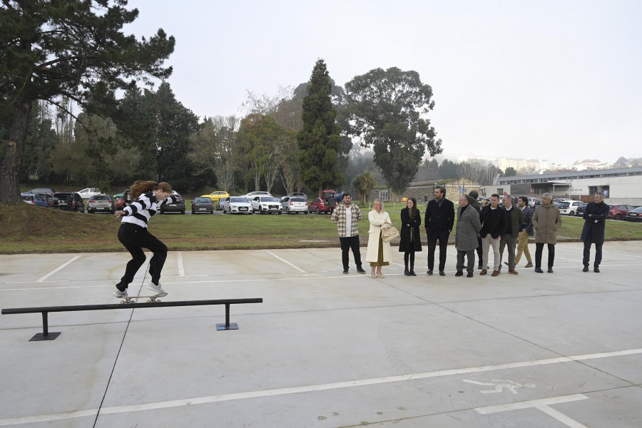 La Xunta instalará una cubierta sobre el futuro parque de skate del recinto deportivo de Acea de Ama