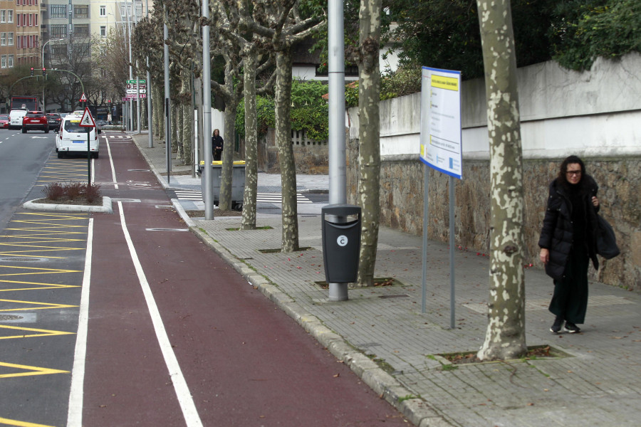 Gregorio Hernández y la avenida de la Habana ya cuentan con 1.200 metros de carril bici