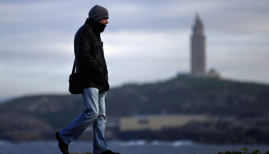 Cielos nubosos y descenso de las temperaturas este domingo en Galicia