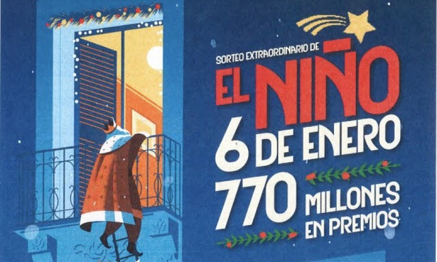 El Sorteo de 'El Niño' repartirá este sábado 770 millones de euros en premios