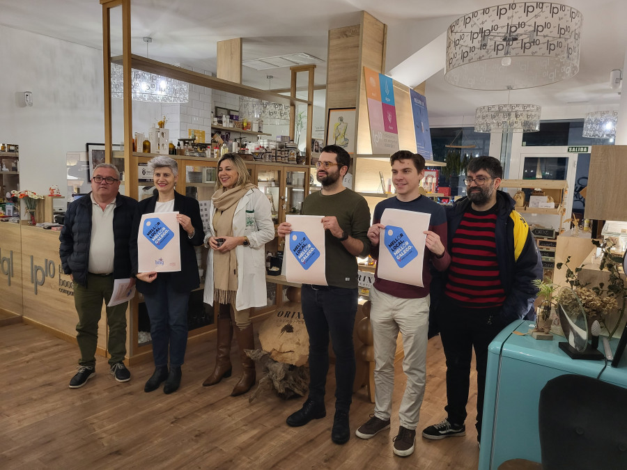 O BNG da Coruña presenta a súa campaña de apoio ao comercio local