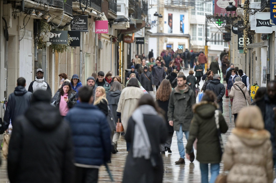 El comercio coruñés detecta un cambio de costumbres: ahora se compra más en Navidad que en Reyes