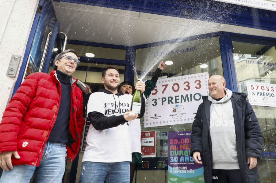 El Tercer Premio de El Niño recae en la administración de Lugo que sufrió un atraco