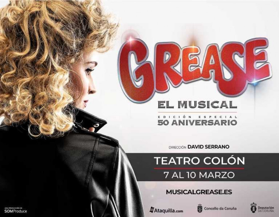 La edición especial del 50 aniversario de Grease tendrá parada en A Coruña