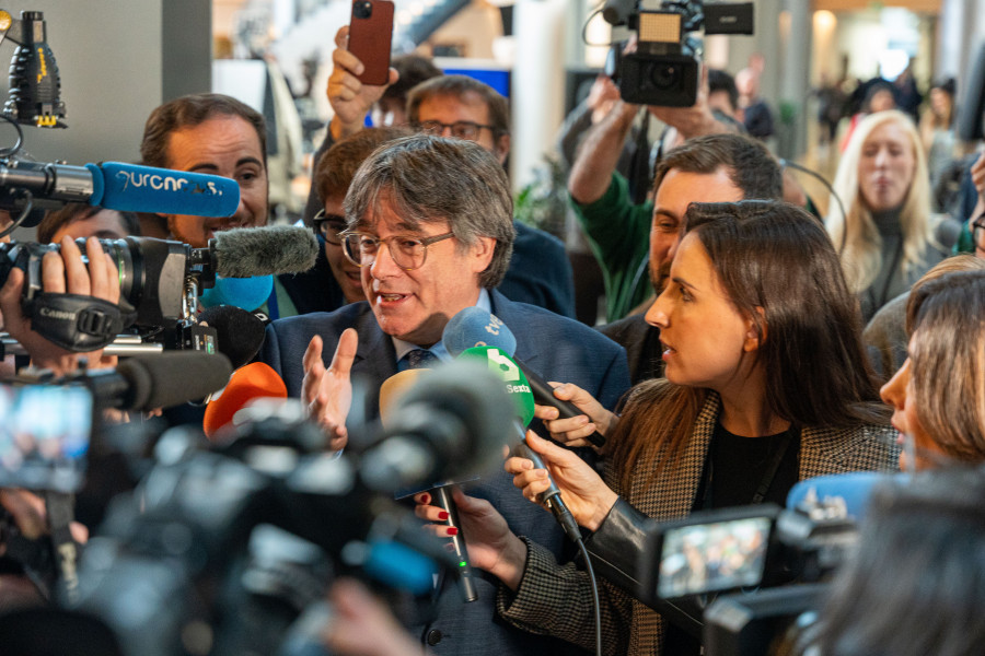 Puigdemont y eurodiputados de Junts, BNG y Podemos apoyan la marcha a favor de los presos de ETA