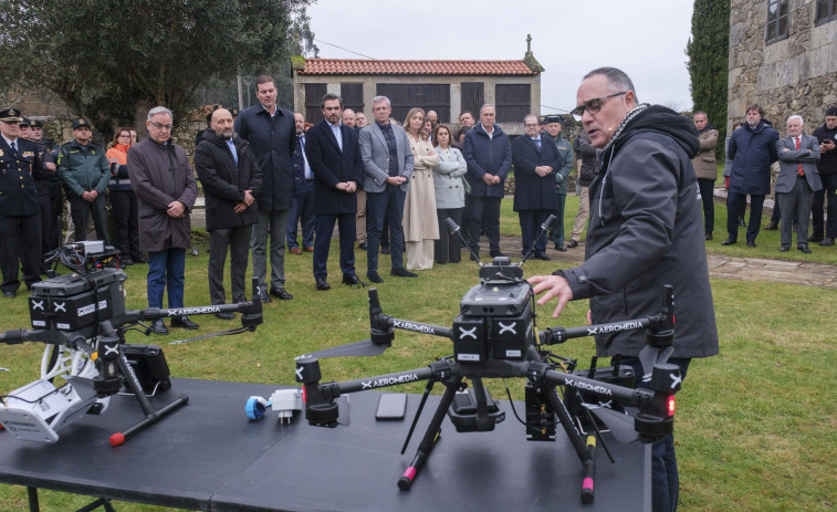 Presentan en Galicia un dron para buscar personas desaparecidas