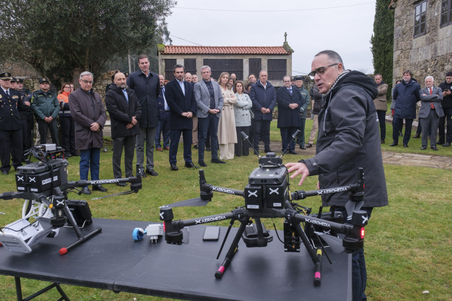 Presentan en Galicia un dron para buscar personas desaparecidas