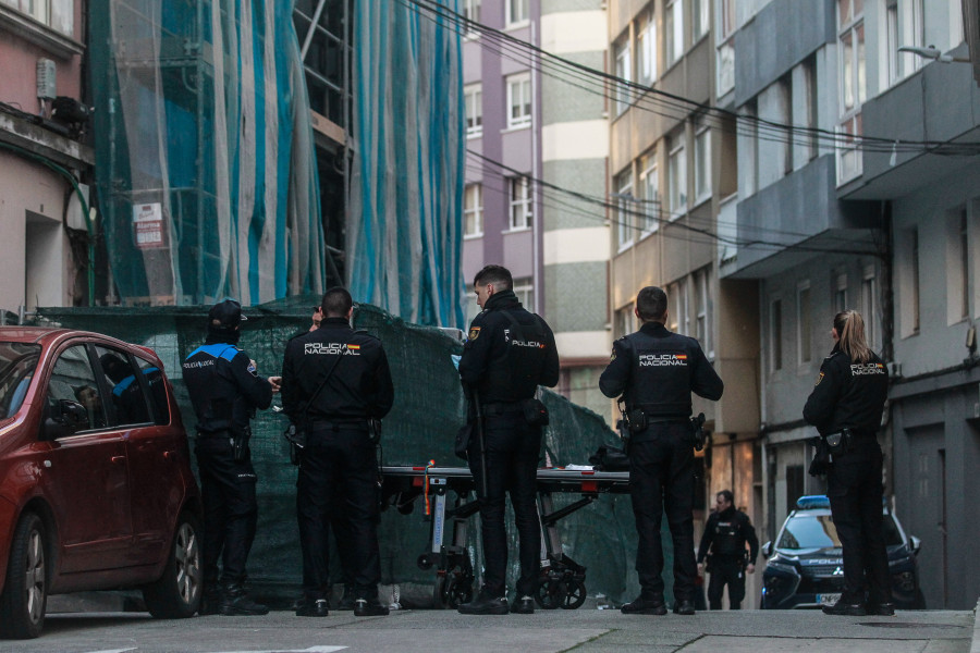 Aparece un cadáver en la calle de Vista Alegre de A Coruña