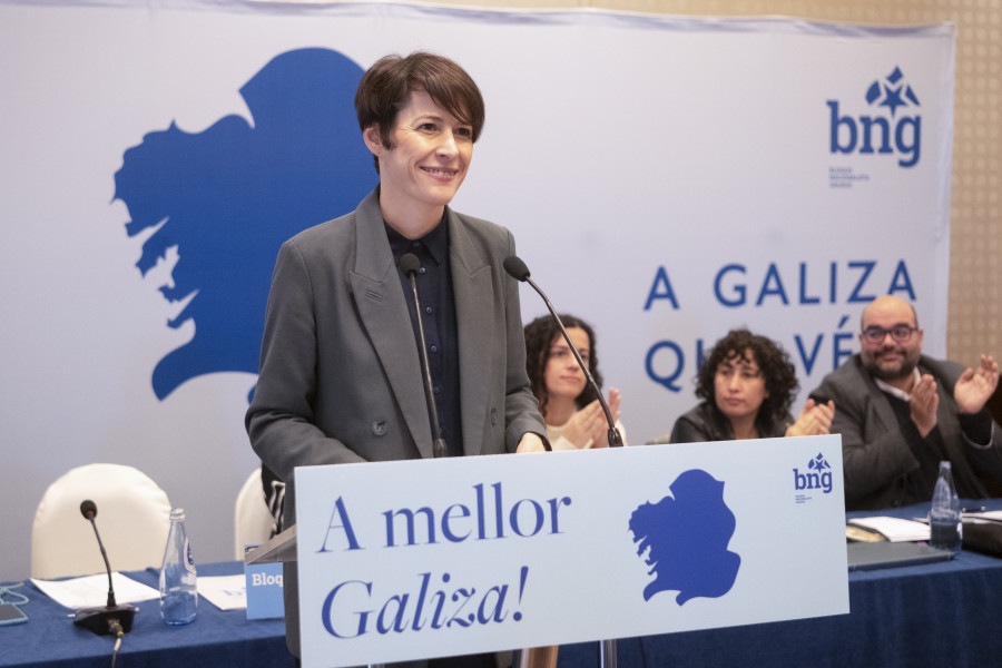 Pontón pide el voto para el BNG para abrir “un tiempo nuevo” en Galicia