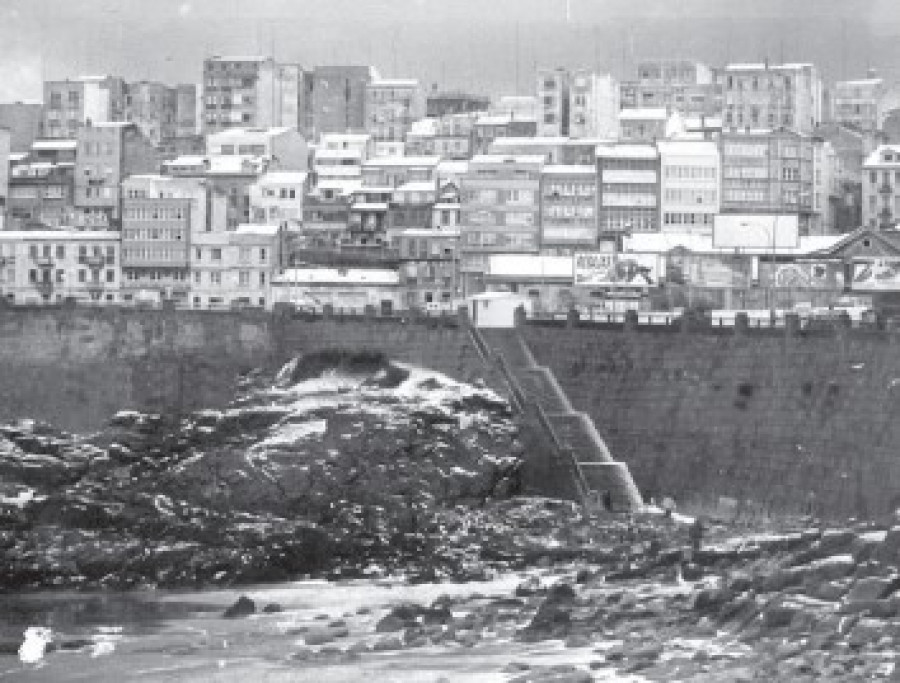 La nevada que sorprendió a la ciudad de A Coruña hace 37 años