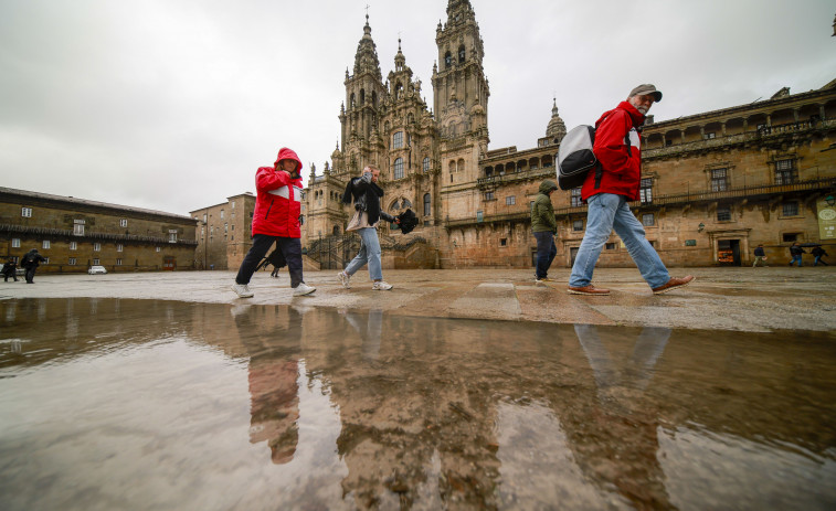 Una nueva borrasca dejará chubascos este jueves en Galicia, que remitirán con el avance del día