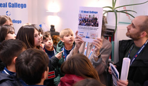 Visita del colegio Calasanz a El Ideal Gallego