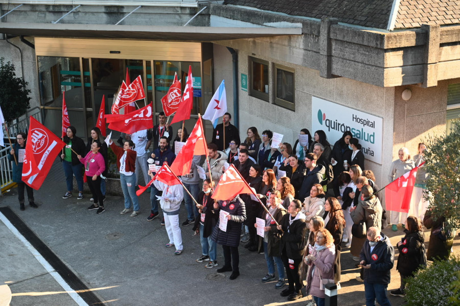 Trabajadores de la sanidad privada demandan en A Coruña un "convenio digno"