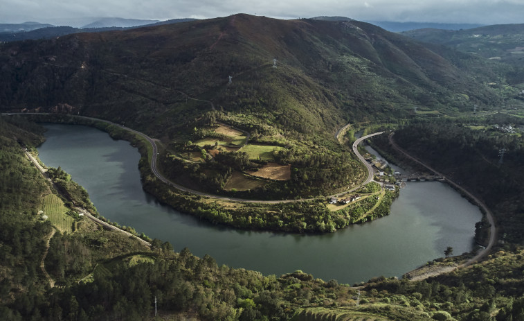 Los embalses gallegos siguen por encima del 80% con menos agua que hace un año