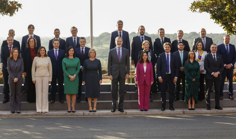 Inés Rey participa en una audiencia con Felipe VI como vicepresidenta primera de la FEMP