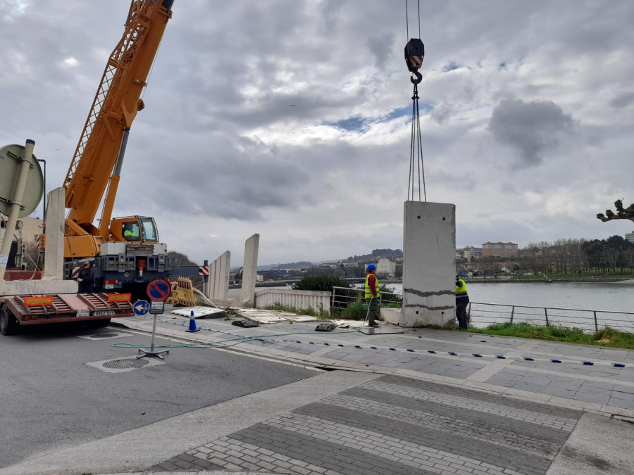 O Temple dice adiós a las barreras acústicas instaladas por el dragado de la ría