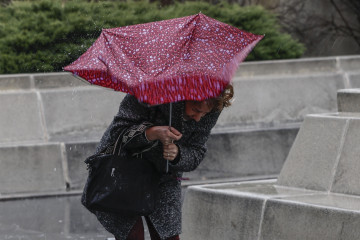 Racha de viento y lluvia