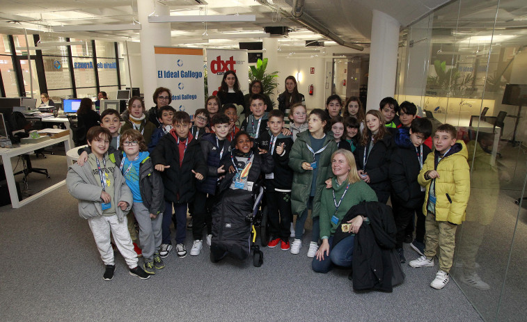 Los alumnos de 4ºB del CEIP Emilia Pardo Bazán visitamos El Ideal Gallego