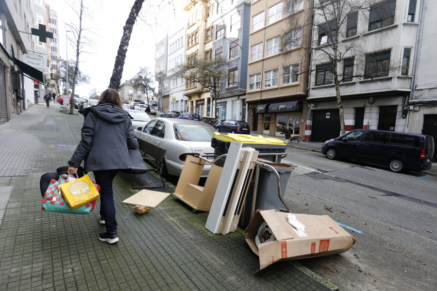 Los empleados de la recogida de basura de A Coruña aumentan la “presión social”