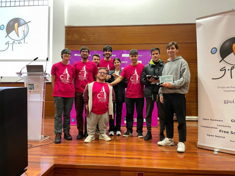 Entrega premio gpul hackudc