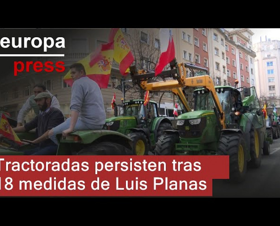 Continúan las tractoradas tras el anuncio de 18 medidas de Luis Planas