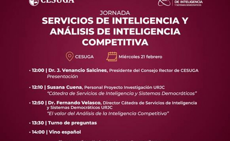 Cesuga acogerá el miércoles una jornada sobre servicios de inteligencia competitiva en la empresa