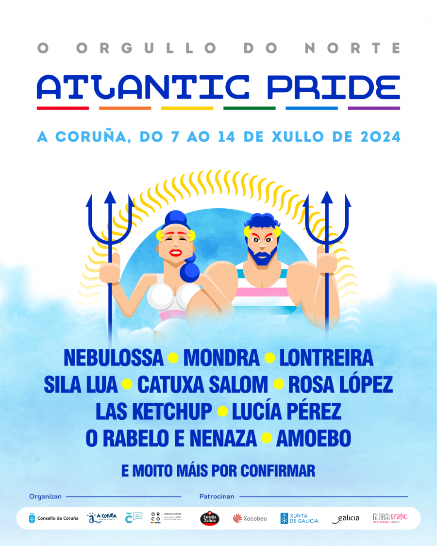 Mondra, Catuxa Salom y Lontreira: La nueva escena musical gallega se suma al Atlantic Pride de A Coruña
