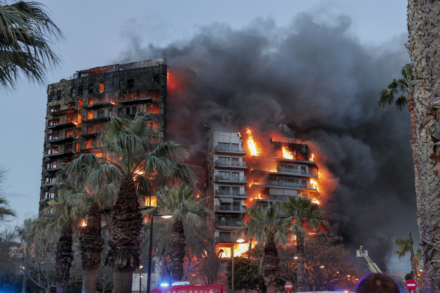 El juzgado archiva la causa del incendio de Valencia al descartar la Policía origen delictivo del fuego