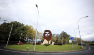 Corte de tráfico en la avenida Che Guevara de Oleiros