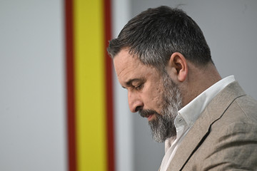 El presidente de VOX, Santiago Abascal