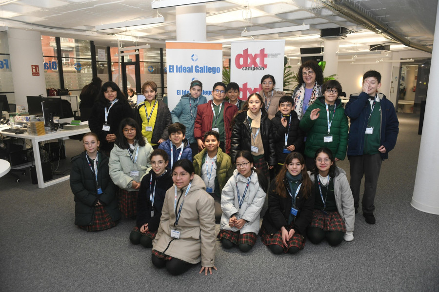 El alumnado de 5º de Primaria del colegio Franciscanos visitamos El Ideal Gallego