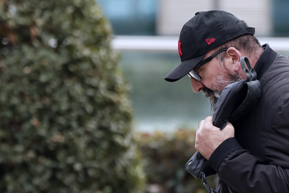 Koldo García, exasesor del exministro socialista José Luis Ábalos, a la salida de la Audiencia Nacional este jueves