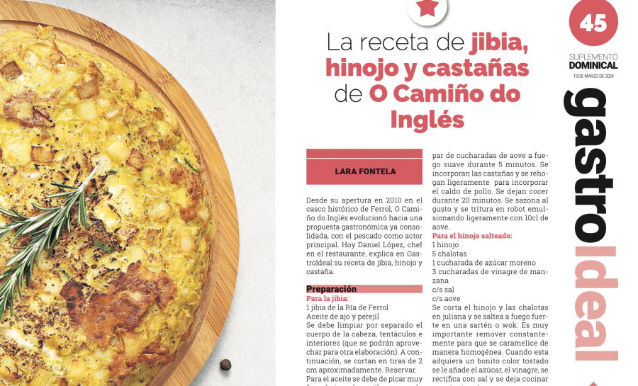 Una receta de O Camiño do Inglés y las mejores tortillas: consulta el especial GastroIdeal