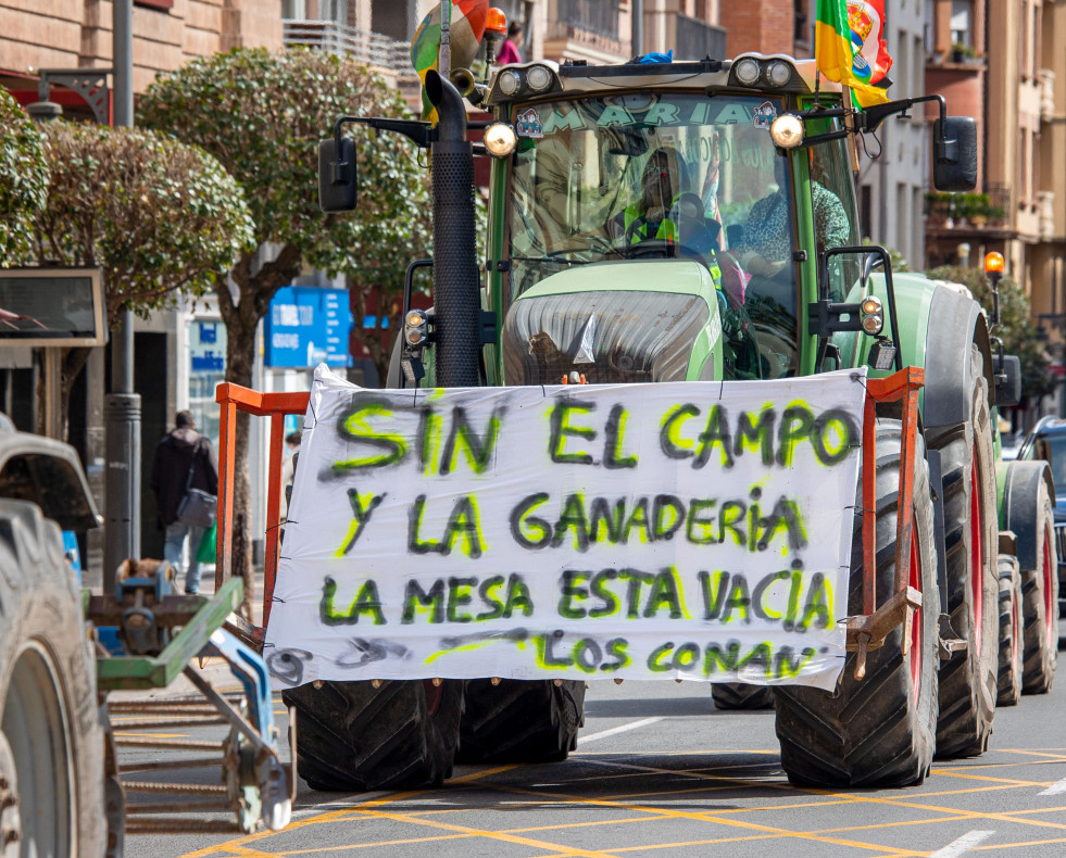 Tractores agricultores logroño efe