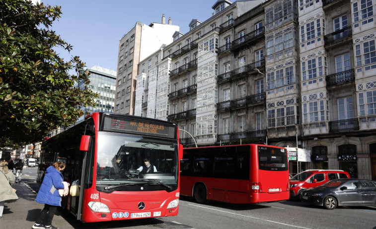 Estas son las líneas de bus que modificarán su ruta por las obras de San Andrés, en A Coruña