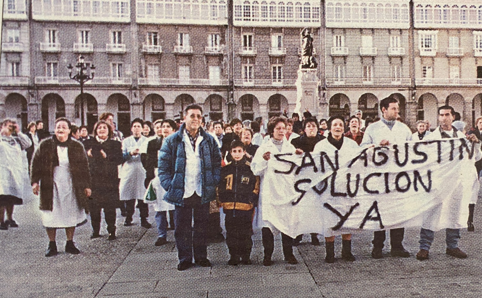 Manifestacion reforma plaza san agustin 1999