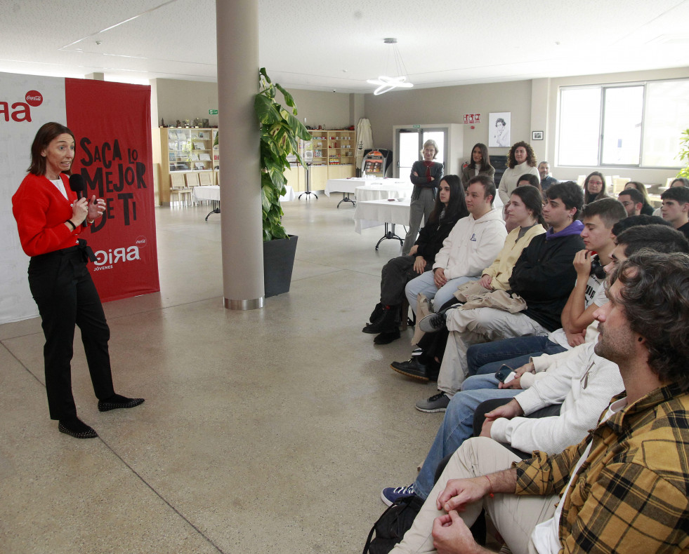 Un momento del acto de la Gira Coca Cola @ Quintana