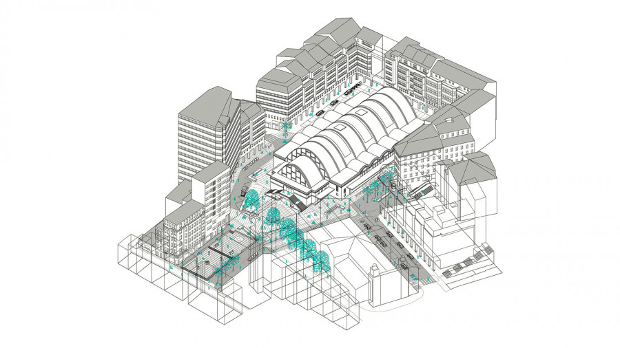 La reforma del mercado de San Agustín de A Coruña participará en los Premios Arquitectura 2024