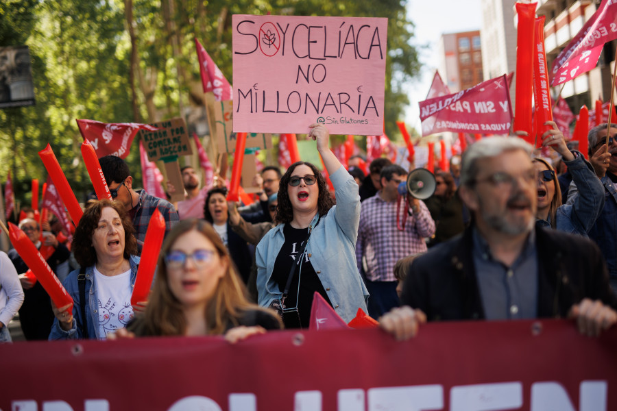 El colectivo celíaco pide ayudas económicas para sufragar el sobrecoste de la dieta sin gluten