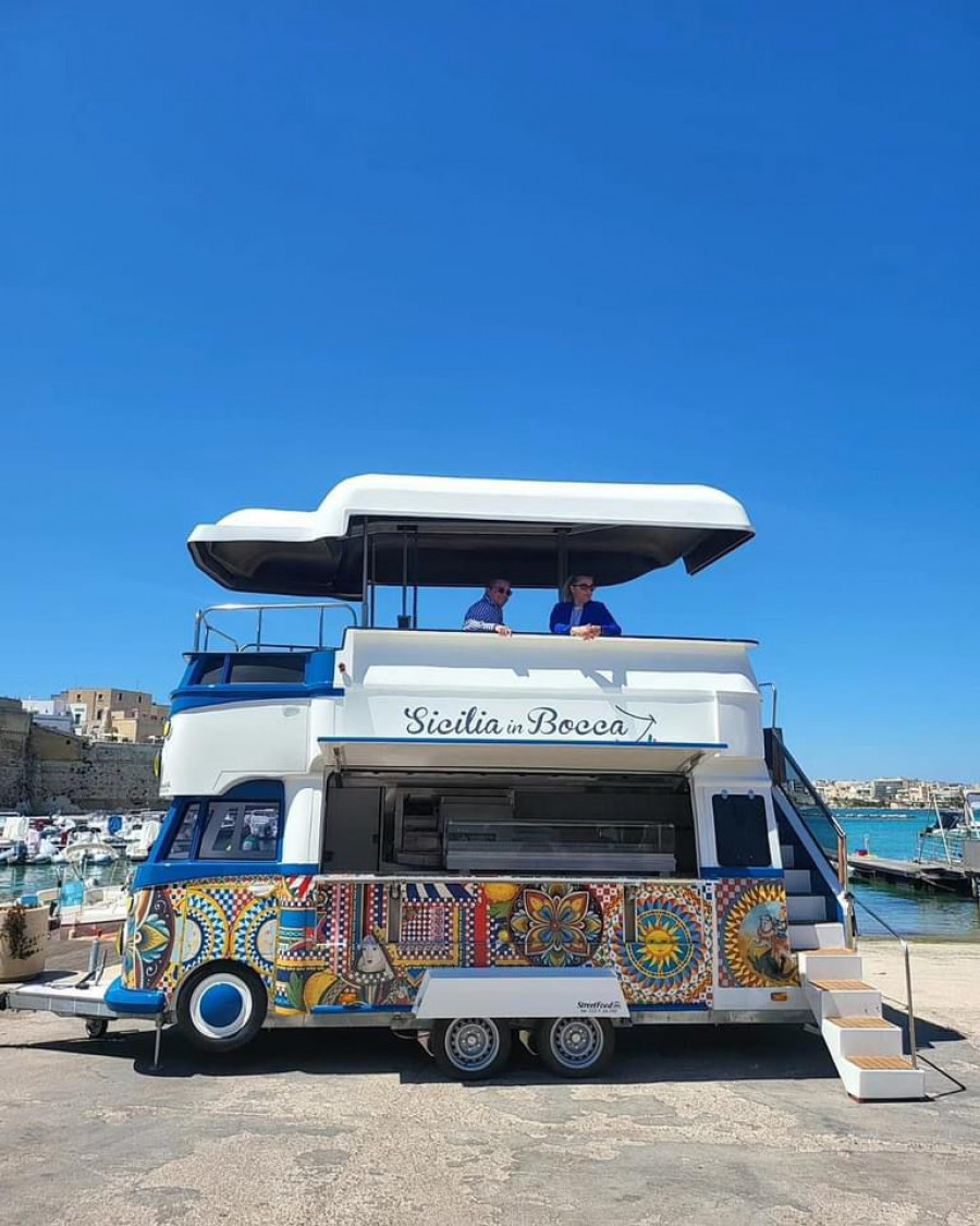 Sicilia in Bocca y Franco Battiato se unen en una foodtruck que ya despertó la locura en Italia