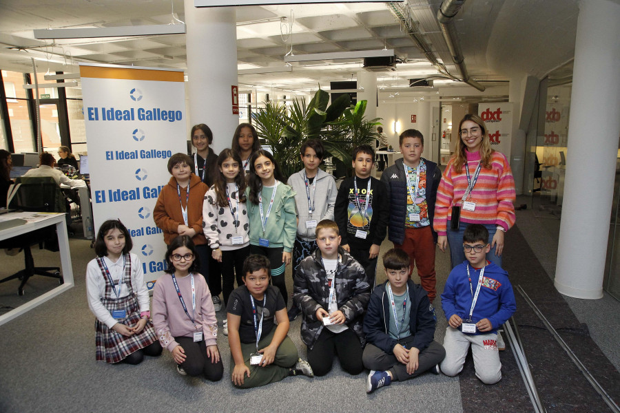 Los alumnos de 5ºC del colegio Sagrada Familia visitamos El Ideal Gallego