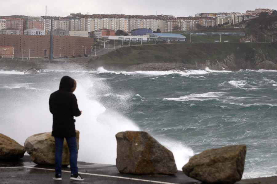 Parte de la costa gallega estará en aviso  por temporal