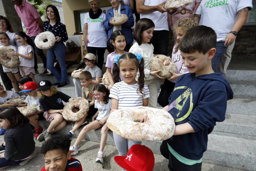 Los más pequeños de la casa volverán este fin de semana a adueñarse de la Festa do Pan de Carral