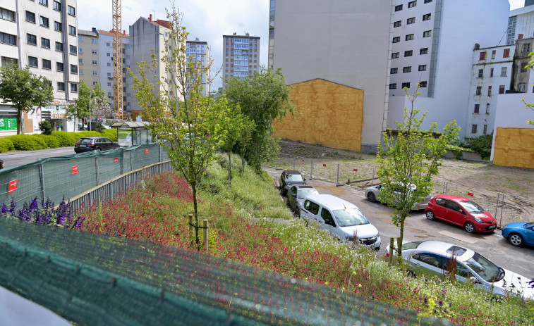 El cruce de Pérez Ardá con ronda de Outeiro tendrá un nuevo edificio de siete alturas con 66 viviendas