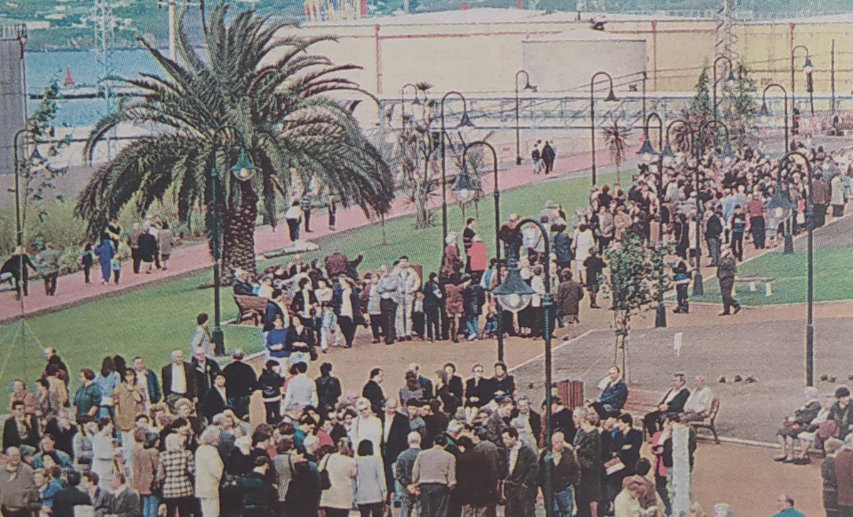 Inauguraciu00f3n parque de san diego 1999